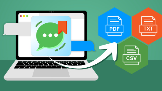 Comment exporter Mac Messages en PDF ou CSV