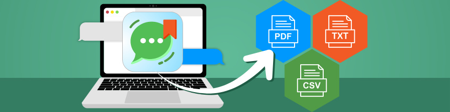 Comment exporter Mac Messages en PDF ou CSV
