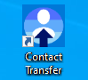 Icône Contact Transfer sur le bureau
