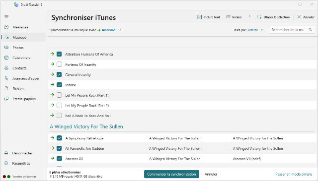 iTunes to Android Transfer