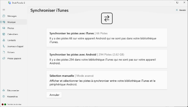 iTunes to Android Transfer