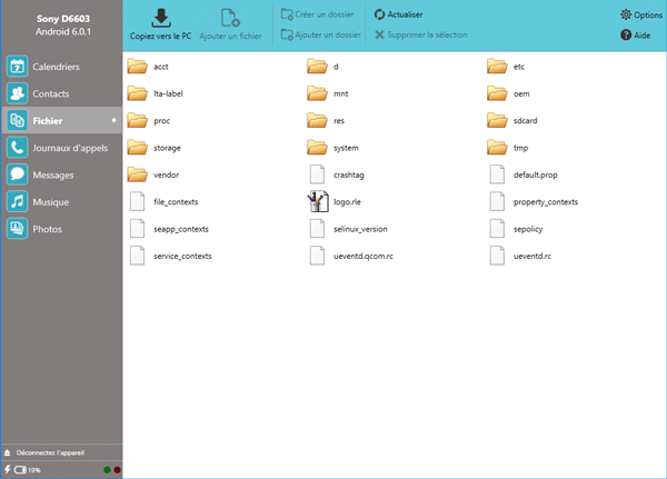 Exécutez Droid Transfer sur votre PC