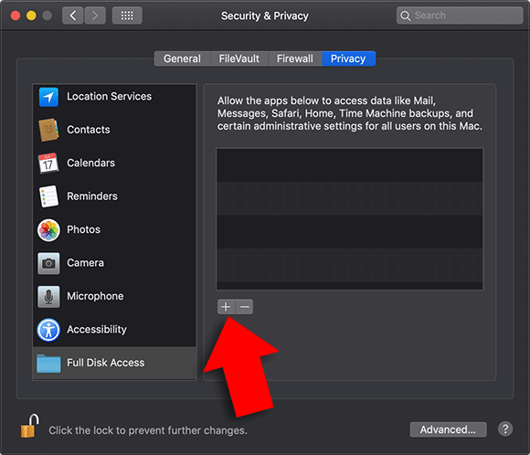 Full Disk Access Mac
