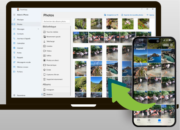 Copier les photos de l’iPhone vers l’ordinateur avec TouchCopy