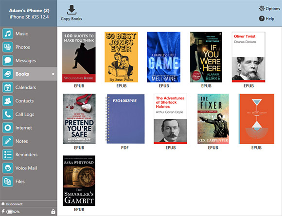 How to copy iBooks to PC