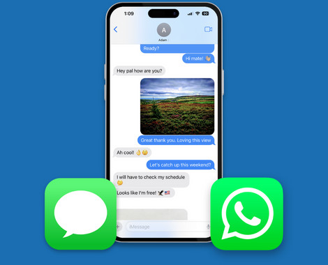 Sauvegardes les messages texte du iPhone, WhatsApp et iMessage