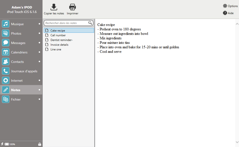 touchcopy notes