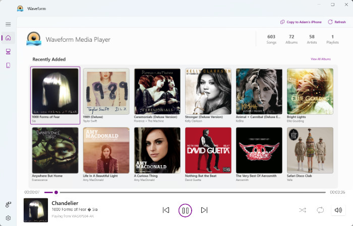 Le gestionnaire de musique moderne pour Windows